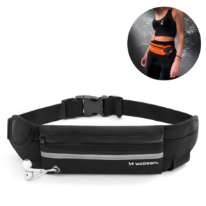 Wozinsky expandable running belt juodos spalvos (WRBBK1)
