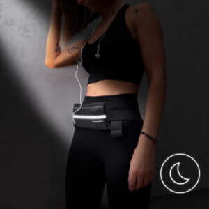 Wozinsky expandable running belt juodos spalvos (WRBBK1) - Image 5