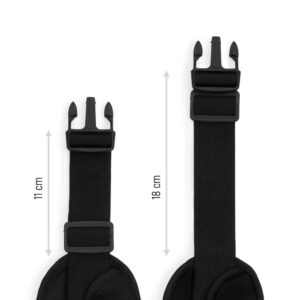 Wozinsky expandable running belt juodos spalvos (WRBBK1) - Image 4