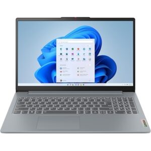 Nešiojamas kompiuteris Lenovo IdeaPad Slim 3 15AMN8 R5 / 16GB / 512GB SSD / 15,6" FHD IPS / W11H (Arctic Grey) / US išdėstymas
