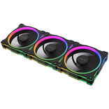 ASUS Prime MR120 ARGB Fan, PWM, Reverse - 120mm, black, pack of 3