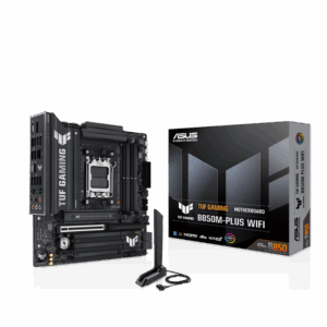 ASUS TUF Gaming B850M-Plus WiFi Motherboard, Socket AM5, AMD B850, Micro-ATX, DDR5