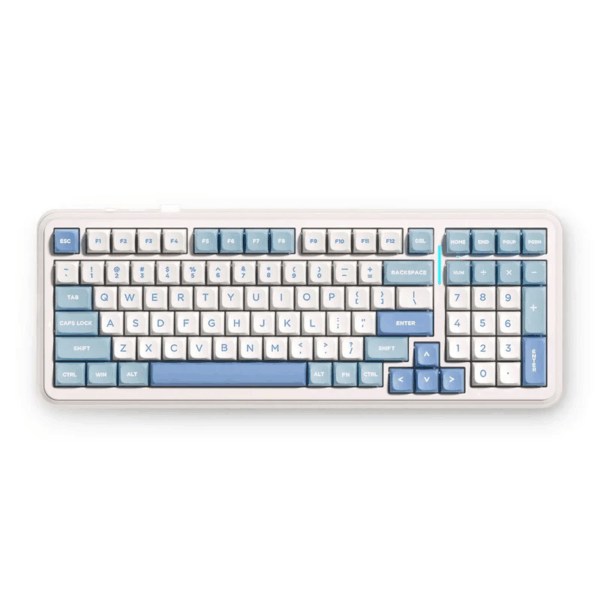 MCHOSE K99 V2 - US Layout - Icy Creamsicle - Sky Blue (Mėlyna) Belaidė Žaidimų Klaviatūra