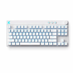 MCHOSE Mix 87 - US Layout - Mount Tai Magnetic - White (Balta) Magnetinė Žaidimų Klaviatūra