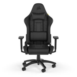 Corsair TC100 Relaxed Gaming Chair, Faux Leather - Black - Image 2