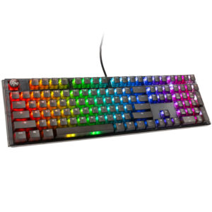 Ducky One 3 Aura Black Gaming Keyboard, RGB LED - MX-Silent-Red (US išdėstymas) - Image 1