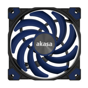 Akasa Alucia XS Slim Fan, 120 mm - blue - Image 2