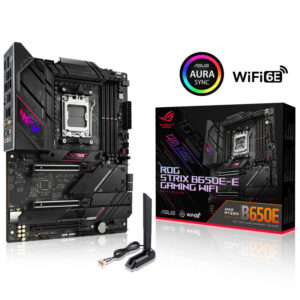ASUS ROG Strix B650E-E Gaming WiFi Motherboard, Socket AM5, AMD B650E, ATX, DDR5