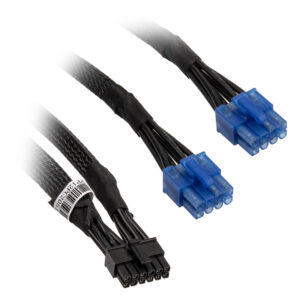 SilverStone 2x 8-pin PCIe to 12-pin PCIe GPU cable for modular power supplies