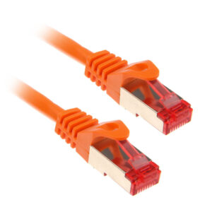 InLine Patch Cable Cat.6, S/FTP (PiMf), 250MHz, orange - 3m