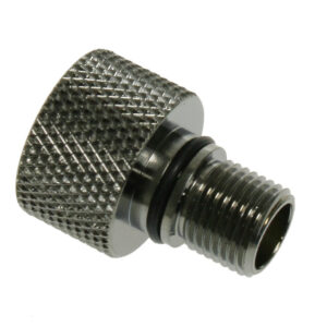 Bitspower Adapter gerade Eheim 1046 auf G1/4 Zoll IG - black glossy