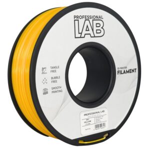 3D Plastikas - Filamentas ABS+ geltonas | 1.75 mm, 1 kg | Professional LAB