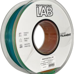 3D Plastikas - Filamentas PLA gradient color | 1.75 mm, 1 kg | Professional LAB