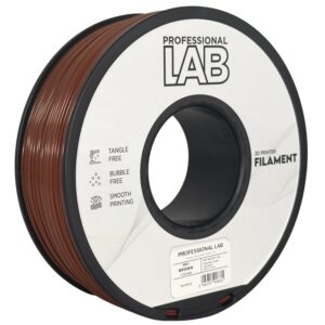 3D Plastikas - Filamentas ABS+ rudas | 1.75 mm, 1 kg | Professional LAB