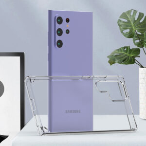 Clear dėklas skirtas Samsung Galaxy S22 Ultra skaidrus - Image 7