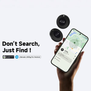 Lifemate GPS Bluetooth LifeTag Tracker HD-P16-3 Android juodos spalvos - Image 2