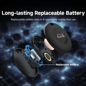 Lifemate GPS Bluetooth LifeTag Tracker HD-P16-3 Android juodos spalvos - Image 6