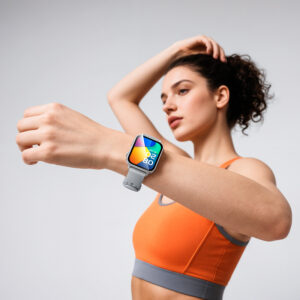 Borofone išmanusis laikrodis BD15 silver - Image 3