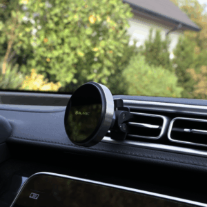 Blavec Car holder BHC-01B 15W magnetic with wirless charging to air vent (BHC01B-MAVIB) juodos spalvos - Image 4