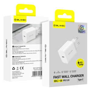 Blavec Wall charger BC-9 - Type C - PD 20W 3A (TCBC9-CW203A) white - Image 8