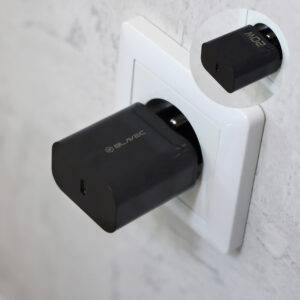 Blavec Wall charger BC-9 - Type C - PD 20W 3A with Type C to Type C cable (TCBC9-CB203A+CC) juodos spalvos - Image 7