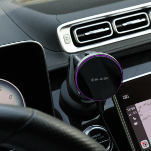 Blavec Car holder BHC-01A 15W magnetic with wirless charging to windshield and dashboard (BHC01A-MWIB) juodos spalvos - Image 5