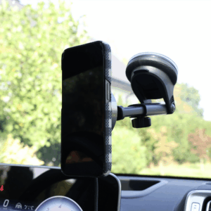 Blavec Car holder BHC-01A 15W magnetic with wirless charging to windshield and dashboard (BHC01A-MWIB) juodos spalvos - Image 6
