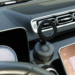 Blavec Car holder BHV-03 magnetic vacuum with gel to windshield / dashboard (BHV03-PMB) juodos spalvos - Image 4