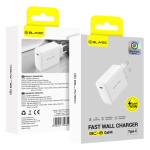 Blavec Wall charger BC-8 GaN4 - Type C - PD QC 65W 3A (TCBC8G4-CW653A) white - Image 5
