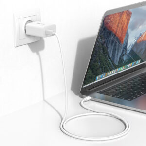 Blavec Wall charger BC-8 GaN4 - Type C - PD QC 65W 3A with Type C to Type C cable (TCBC8G4-CW653A+CC) white - Image 4