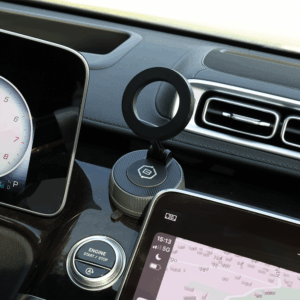 Blavec Car holder BHV-03 magnetic vacuum with gel to windshield / dashboard (BHV03-PMB) juodos spalvos - Image 6