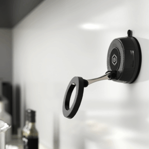 Blavec Car holder BHV-03 magnetic vacuum with gel to windshield / dashboard (BHV03-PMB) juodos spalvos - Image 3