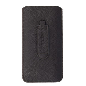 WONDER Deko Pouch dėklas (Size L) skirtas Apple iPhone 13 Mini/12 Mini/SE 2020/2022/7/8 chocolate - Image 3