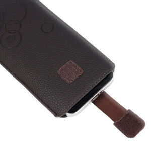 WONDER Deko Pouch dėklas (Size XL) skirtas Apple iPhone 15/15 Pro/Apple iPhone 16/16 Pro/Samsung S24/S24 Plus/S25/S25 Plus/A53/A55 5G chocolate - Image 5