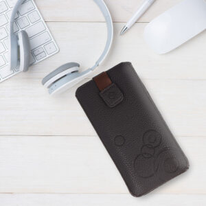 WONDER Deko Pouch dėklas (Size XL) skirtas Apple iPhone 15/15 Pro/Apple iPhone 16/16 Pro/Samsung S24/S24 Plus/S25/S25 Plus/A53/A55 5G chocolate - Image 6
