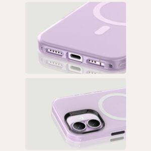 Benks Magnetic Lucid Armor Case (C067) skirtas Apple iPhone 17 violetinės spalvos (Camera Control Button) - Image 3