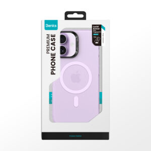 Benks Magnetic Lucid Armor Case (C067) skirtas Apple iPhone 17 violetinės spalvos (Camera Control Button) - Image 7