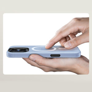Benks Magnetic Lucid Armor Case (C067) skirtas Apple iPhone 17 mėlynos spalvos (Camera Control Button) - Image 4