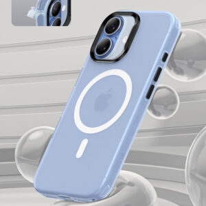 Benks Magnetic Lucid Armor Case (C067) skirtas Apple iPhone 17 mėlynos spalvos (Camera Control Button) - Image 5