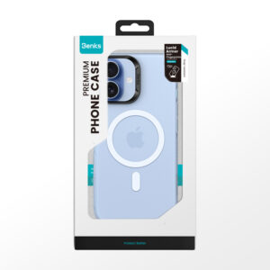 Benks Magnetic Lucid Armor Case (C067) skirtas Apple iPhone 17 mėlynos spalvos (Camera Control Button) - Image 6