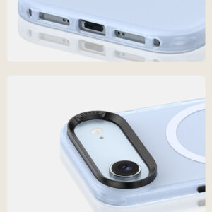 Benks Magnetic Lucid Armor Case (C068) skirtas Apple iPhone 17 Air mėlynos spalvos (Camera Control Button) - Image 4