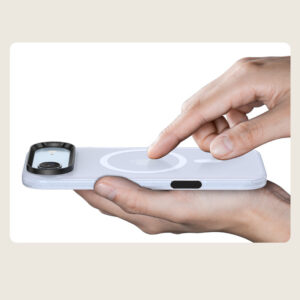 Benks Magnetic Lucid Armor Case (C068) skirtas Apple iPhone 17 Air mėlynos spalvos (Camera Control Button) - Image 8