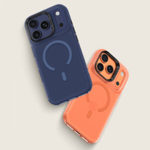 Benks Magnetic Lucid Armor Case (C069) skirtas Apple iPhone 17 Pro oranžinės spalvos (Camera Control Button) - Image 4