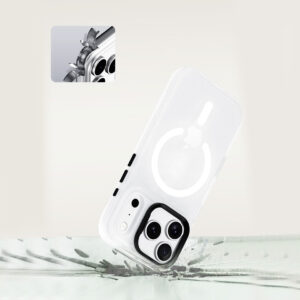 Benks Magnetic Lucid Armor Case (K069) skirtas Apple iPhone 17 Pro white (Camera Control Button) - Image 7