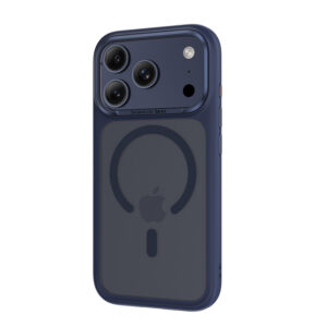Benks Magnetic Mist Case Metal Frame (A070) skirtas Apple iPhone 17 Pro Max mėlynos spalvos (Camera Control Button) - Image 2