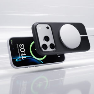 Benks Magnetic Vita Pro Silicone Case (A070) skirtas Apple iPhone 17 Pro Max oranžinės spalvos (Camera Control Button) - Image 9