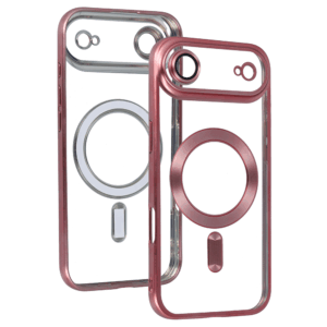 Metallic Magsafe dėklas skirtas Apple iPhone 17 Air rožinės spalvos - Image 4