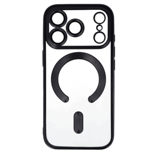 Metallic Magsafe dėklas skirtas Apple iPhone 17 Pro Max juodos spalvos - Image 2