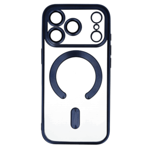 Metallic Magsafe dėklas skirtas Apple iPhone 17 Pro Max mėlynos spalvos - Image 2