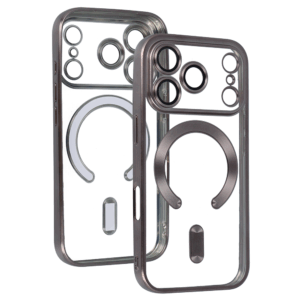 Metallic Magsafe dėklas skirtas Apple iPhone 17 Pro Titanium - Image 4